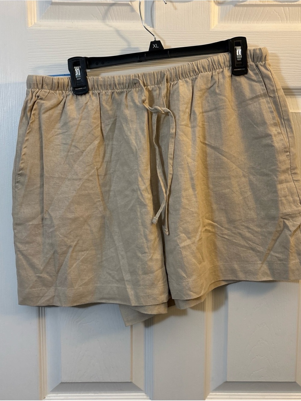 GAP Women's Beige Drawstring Bermuda Shorts